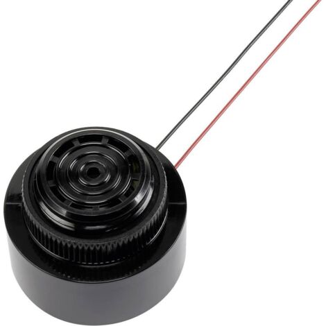 TRU COMPONENTS Buzzer miniature Bruit généré: 90 dB Tension: 3 V/DC son continu 1 pc(s) S470481