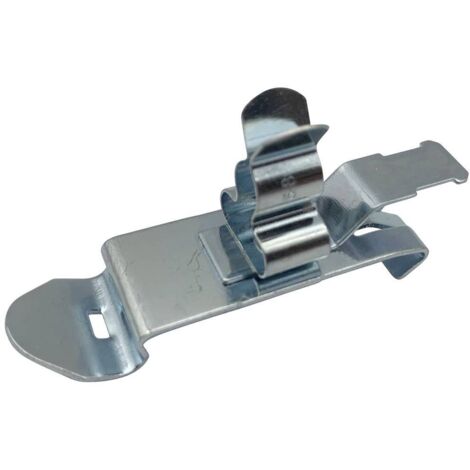 TRU COMPONENTS Clip de blindage Ø max. des bornes 8 mm Acier à ressort 1 pc(s) D365582