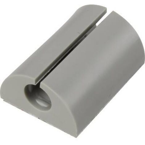 TRU COMPONENTS Clip de câble 1226945 Plage de Ø du faisceau 11 à 13.50 mm pour montage en angle gris 1 pc(s) S869221