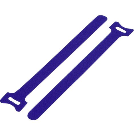 TRU COMPONENTS Collier de serrage auto-agrippant pour grouper partie velours et partie agrippante (L x l) 180 mm x 12 m