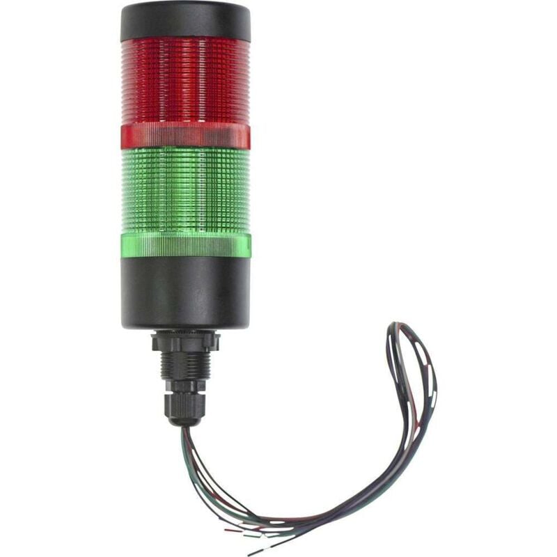 Tru Components - Colonne de signalisation TC-12835336 TC-HBJD-55A-D/2/RG/24V/IP65 led rouge, vert 1 pc(s)