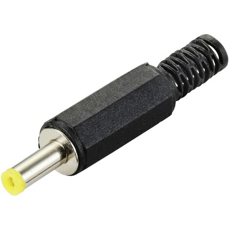 TRU COMPONENTS Connecteur basse tension mâle, droit 4.0 mm 1.7 mm 1 pc(s) S624282