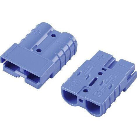 TRU COMPONENTS Connecteur de batterie à courant fort 50 A bleu Contenu: 1 pc(s) S497661