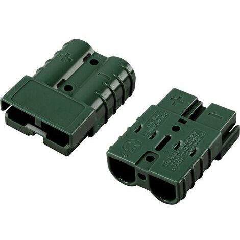 TRU COMPONENTS Connecteur de batterie à courant fort 50 A vert Contenu: 1 pc(s) S497071