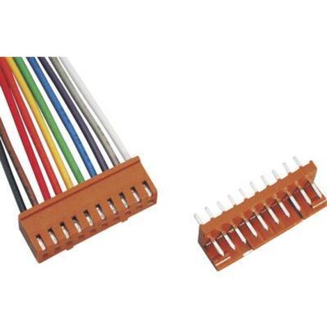 TRU COMPONENTS Cordon fil à carte assemblé Nbr de rangées: 1 Nombre de pôles par rangée: 5 TC-2506233 1 pc(s) Q201582