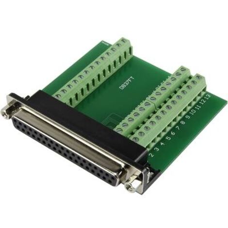 TRU COMPONENTS D-SUB CONNETTORE FEMMINA 90° POLZAHL: 37 SCHRAUBEN DSUB37F-39TB-3 1ST.