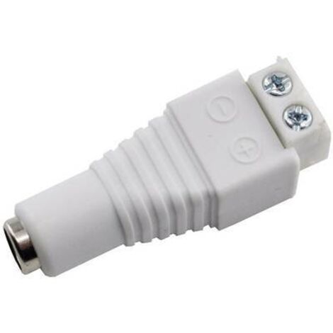 TRU COMPONENTS DC14-F-WT Connecteur basse tension femelle, droit 5.5 mm 2.1 mm 1 pc(s) C786831