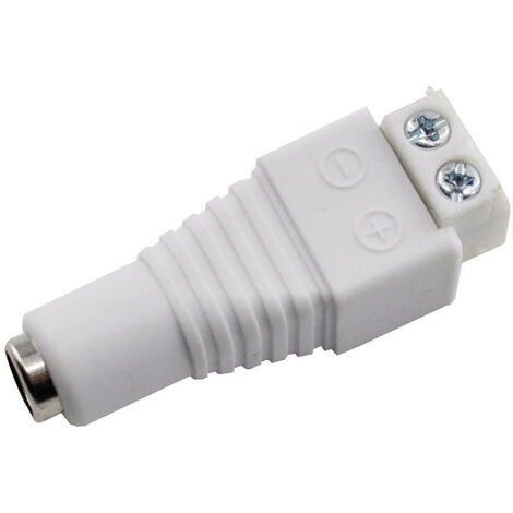 TRU COMPONENTS DC14-F-WT Niedervolt-Steckverbinder Buchse, gerade  5.5 mm 2.1 mm 1 St.