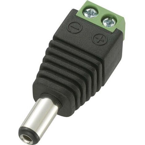 TRU COMPONENTS DC14-M Connecteur basse tension mâle, droit 5.5 mm 2.1 mm 1 pc(s) S474771