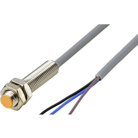 TRU COMPONENTS Détecteur de proximité inductif M8 affleurant PNP TC-9393056