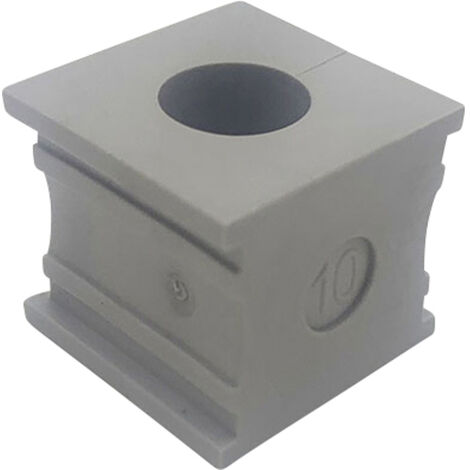 TRU COMPONENTS ELT 10 Kabeldurchführung geschlitzt  Klemm-Ø (max.) 11 mm  Elastomer Grau 1 St.