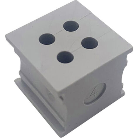 TRU COMPONENTS ELT 4/4 Kabeldurchführung geschlitzt  Klemm-Ø (max.) 4 mm  Elastomer Grau 1 St.