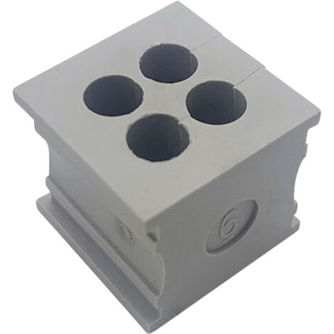 TRU COMPONENTS ELT 4/6 Kabeldurchführung geschlitzt  Klemm-Ø (max.) 6 mm  Elastomer Grau 1 St.