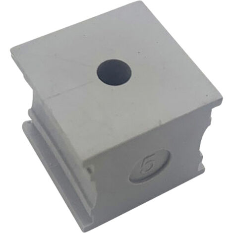 TRU COMPONENTS ELT 5 Kabeldurchführung geschlitzt  Klemm-Ø (max.) 6 mm  Elastomer Grau 1 St.