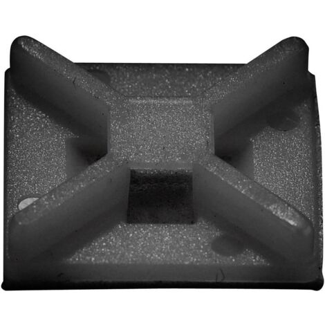 TRU COMPONENTS Embase de fixation 541227 4 voies noir 50 pc(s)