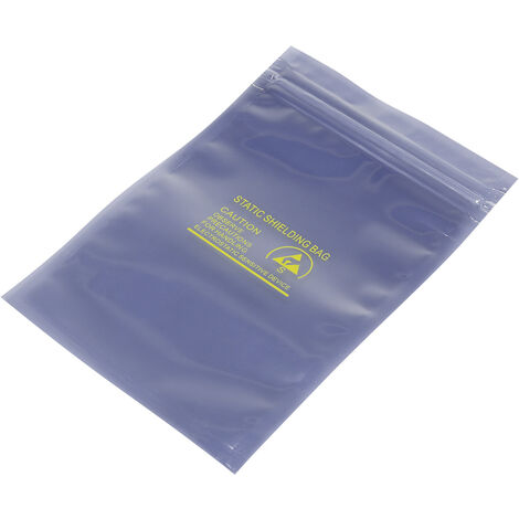 TRU COMPONENTS  ESD-Beutel (L x B) 152 mm x 100 mm abschirmend ESD-Kennbuchstabe S wiederverschließb