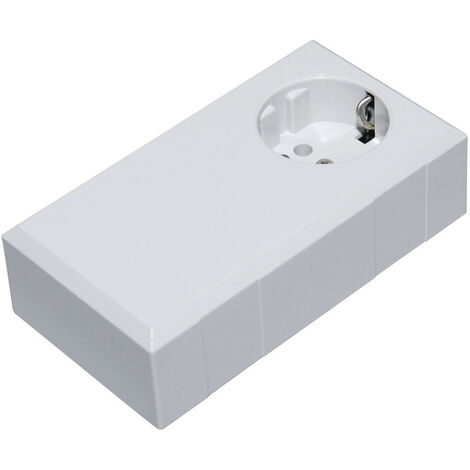 TRU COMPONENTS ESO 1250 E Stecker-Gehäuse 125 x 67 x 50  Polycarbonat, ABS Lichtgrau 1 St.