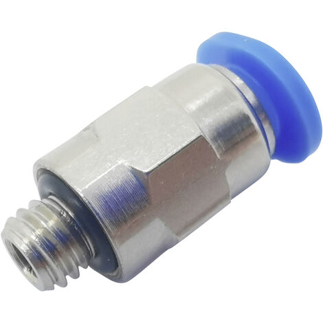 TRU COMPONENTS Gerade-Verbinder PC4-M5C    Rohr-Ø: 4 mm  Gewinde-Maß: M5 x 0.8 1 St.