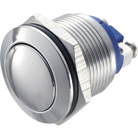 TRU COMPONENTS GQ 19B-S Vandalismusgeschützter Drucktaster 48 V/DC 2 A 1 x Aus/(Ein) tastend   IP65