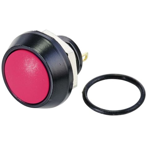 TRU COMPONENTS GQ12B-10/J/R/A PULSANTE ANTIVANDALISMO 48 V/DC 2 A 1 X OFF/(ON) PROMEMORIA IP65 1 PZ(I)