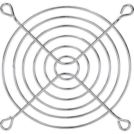 TRU COMPONENTS Grille de ventilation 1 pc(s) (l x H) 110 mm x 110 mm acier