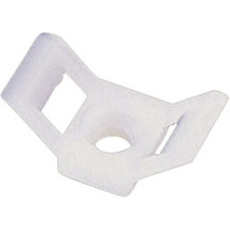 TRU COMPONENTS HC4 Embase de fixation vissable 28530c83 blanc 1 pc(s) S11642