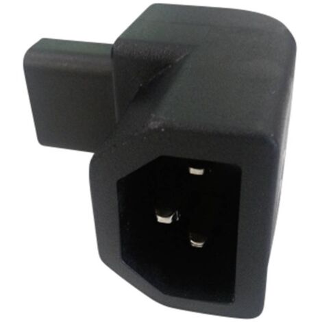 TRU COMPONENTS IEC13214-R Adaptateur secteur Secteur femelle C13 - Secteur mâle C14 Nombre total de pôles: 2 + PE noir 1 pc(s) S493551