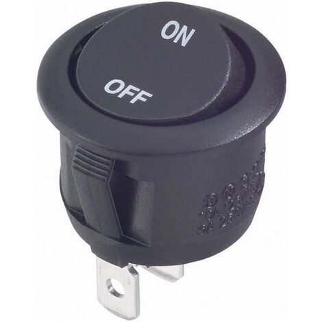 Tru Components – Interrupteur à bascule 700339 1 pôle ON/OFF 250 V/AC 6 A – Montage Snap-in – Pour espaces confinés