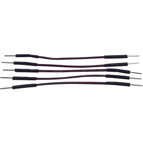 TRU COMPONENTS  Jumper-Kabel  [1x Drahtbrücken-Stecker - 1x Drahtbrücken-Stecker] 0.70 m Grau