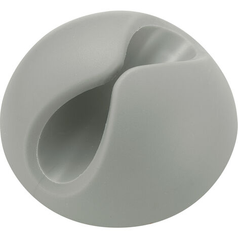 TRU COMPONENTS Kabelhalter selbstklebend 547611 Bündel-Ø-Bereich 9 mm (max) Grau 1 St.
