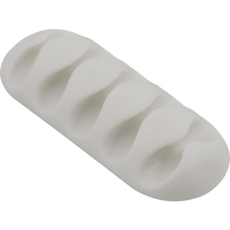 TRU COMPONENTS Kabelhalter selbstklebend TC-6646556 Bündel-Ø-Bereich 6 mm (max) Weiß 1 St.