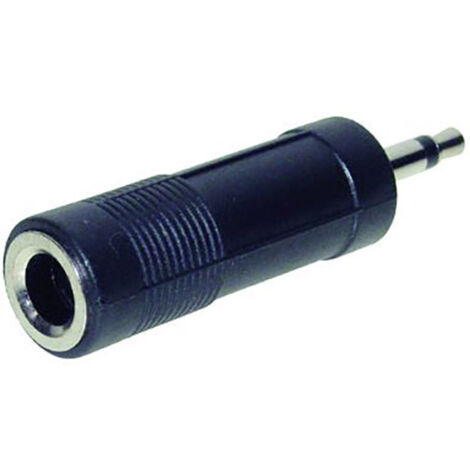TRU COMPONENTS  Klinken-Adapter Klinkenstecker 3.5 mm - Klinkenbuchse 6.35 mm Mono Polzahl:2 1 St.