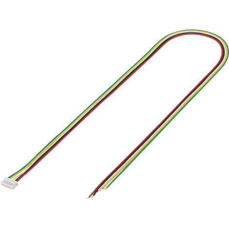 TRU COMPONENTS Konfektionierte Litze  Polzahl Gesamt 5 Rastermaß: 2 mm 1244001 1 St.
