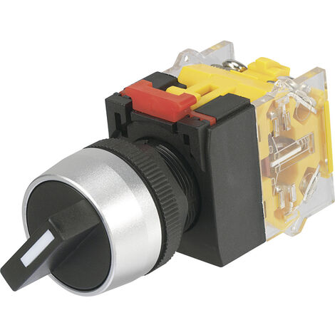 TRU COMPONENTS LAS0-A3Y-20X/33 Drehschalter 250 V/AC 5 A Schaltpositionen 3 2 x 45 ° IP40 1 St.