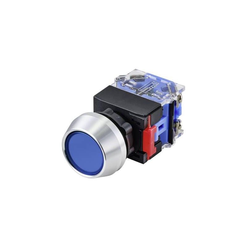 TC-9428092 LAS0-L-11/B bouton poussoir à pression 250 v 5 a 1 x off/(on) à rappel IP40 1 pc(s) - Tru Components