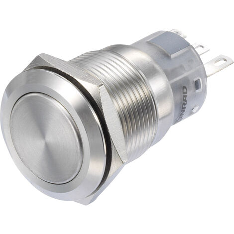 TRU COMPONENTS LAS1-AGQ-11Z/S Druckschalter 250 V/AC 3 A 1 x Ein/Ein rastend   IP65 1 St.
