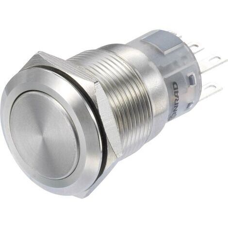 TRU COMPONENTS LAS1-AGQ-22Z/S Interrupteur à pression 250 V/AC 3 A 2 x On/On à accrochage IP65 1 pc(s)