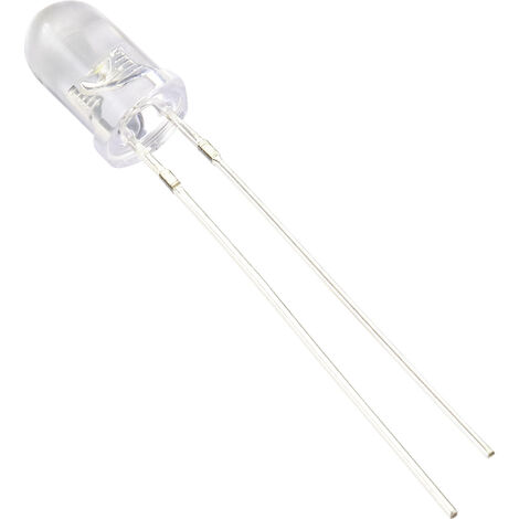 TRU COMPONENTS  LED bedrahtet 5 mm Weiß Rund 5 mm 18000 mcd 20 ° 20 mA