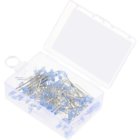 TRU COMPONENTS  LED bedrahtet  Blue Rund 3 mm 2500 mcd 30 ° 20 mA 2.7 V, 3.4 V