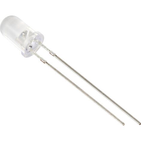 TRU COMPONENTS LED bedrahtet Kaltweiß Rund 5 mm 70000 mcd 15 °