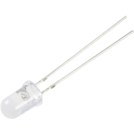 TRU COMPONENTS  LED bedrahtet  Rot Rund 5 mm 3000 mcd 100 ° 20 mA 2.1 V