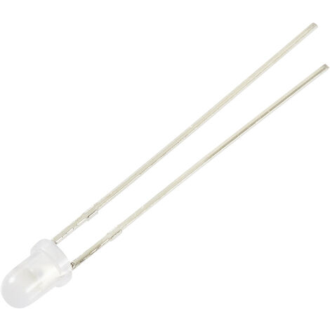 TRU COMPONENTS  LED bedrahtet  Weiß Rund 3 mm 1560 mcd 30 ° 12 mA 5 V