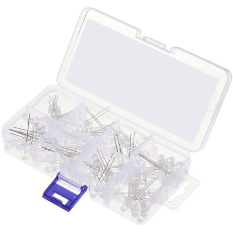 TRU COMPONENTS LED ROUGE, JAUNE, ORANGE, BLEU, VERT, ROSE, BLANC CHAUD, BLANC FROID ROND 5 MM 1560 MCD, 2180 MCD, 3000 MCD, 4200