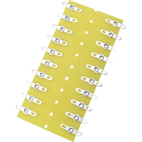 TRU COMPONENTS  Lötleiste zweireihig Polzahl Gesamt 20 Hartpapier (L x B x H) 82 x 38 x 1.6 mm 1 St.