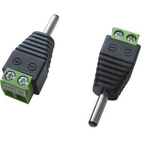TRU COMPONENTS LT-DC3.5M Connecteur basse tension mâle, droit 3.5 mm 1.3 mm 1 pc(s) S470181