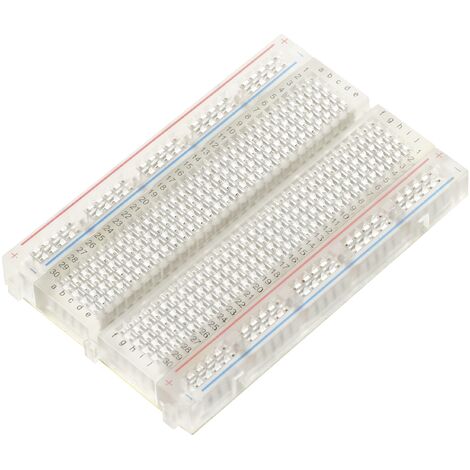 TRU COMPONENTS Platine enfichable autocollant transparent Nbr total de pôles 400 (L x l) 82.5 mm x 54.6 mm 1 pc(s) C630312
