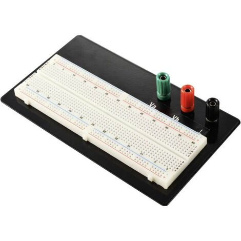 TRU COMPONENTS Platine enfichable Nbr total de pôles 830 (L x l) 18.4 cm x 10.6 cm 1 pc(s)