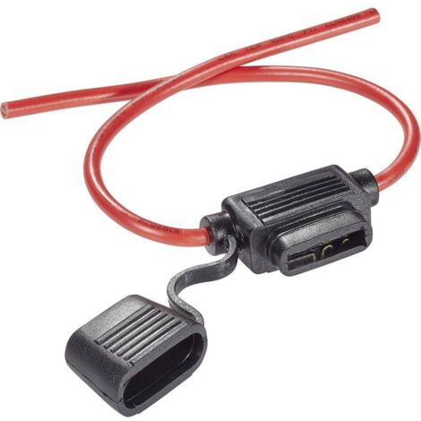 TRU COMPONENTS Porte-fusible plat pour voiture fusible plat standard 30 A 3.3 mm² 1 pc(s) S154632