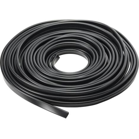 TRU COMPONENTS Profilé de protection PVC noir 10 m