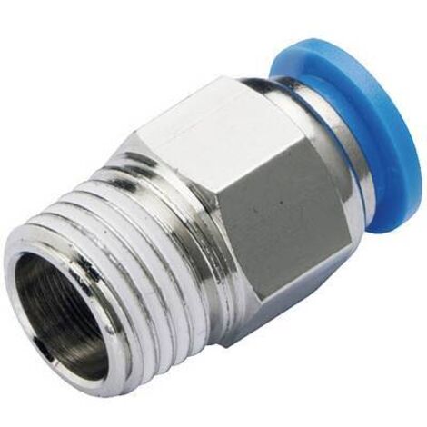 TRU COMPONENTS Raccord droit PC10-03 Ø de tuyau: 10 mm Taille du filetage: R3/8 1 pc(s) X938962